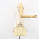 VALENTINO Hand Bag Leather 2way Beige Gold Auth bs32064-24