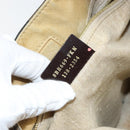 FENDI Pecan Canvas Shoulder Bag Black Brown gold Auth bs32066-12