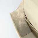 VALENTINO Hand Bag Leather Beige Gold Auth bs32068-21