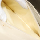 VALENTINO Hand Bag Leather Beige Gold Auth bs32068-23