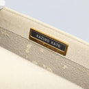 VALENTINO Hand Bag Leather Beige Gold Auth bs32068-12