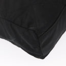 PRADA Chain Shoulder Bag Nylon Black Gold Auth bs32069-9
