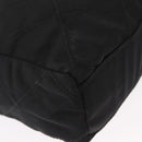 PRADA Chain Shoulder Bag Nylon Black Gold Auth bs32069-15