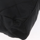 PRADA Chain Shoulder Bag Nylon Black Gold Auth bs32070-15