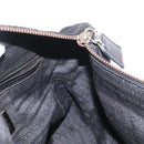 PRADA Chain Shoulder Bag Nylon Black Gold Auth bs32070-19