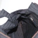 PRADA Chain Shoulder Bag Nylon Black Gold Auth bs32070-20