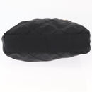 PRADA Chain Shoulder Bag Nylon Black Gold Auth bs32070-5