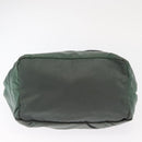 PRADA Tote Bag Nylon 2way Khaki Gold Auth bs32071-5