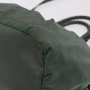 PRADA Tote Bag Nylon 2way Khaki Gold Auth bs32071-16