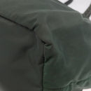 PRADA Tote Bag Nylon 2way Khaki Gold Auth bs32071-18