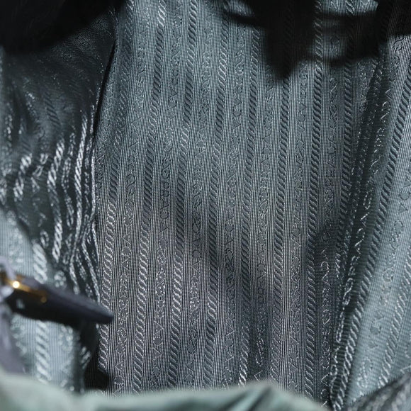 PRADA Tote Bag Nylon 2way Khaki Gold Auth bs32071