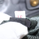 PRADA Tote Bag Nylon 2way Khaki Gold Auth bs32071-11