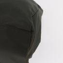 PRADA Tote Bag Nylon Khaki Silver Auth bs32072-11