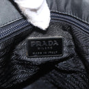 PRADA Tote Bag Nylon Khaki Silver Auth bs32072-15