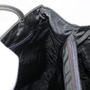 PRADA Tote Bag Nylon Khaki Silver Auth bs32072-17