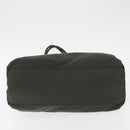PRADA Tote Bag Nylon Khaki Silver Auth bs32072-9