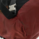PRADA Backpack Nylon Red Silver Auth bs32073-17