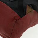 PRADA Backpack Nylon Red Silver Auth bs32073-18