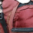 PRADA Backpack Nylon Red Silver Auth bs32073-24