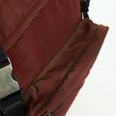 PRADA Backpack Nylon Red Silver Auth bs32073-25