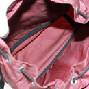 PRADA Backpack Nylon Red Silver Auth bs32073-11