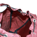 PRADA Backpack Nylon Red Silver Auth bs32073-29