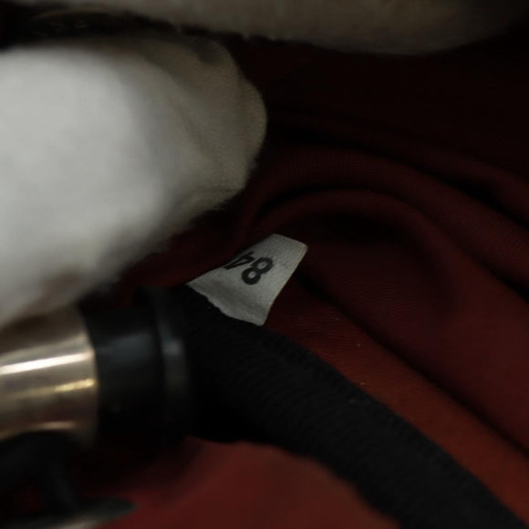 PRADA Backpack Nylon Red Silver Auth bs32073