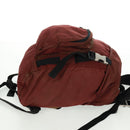 PRADA Backpack Nylon Red Silver Auth bs32073-4
