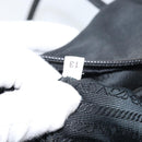 PRADA Tote Bag Nylon Black Silver Auth bs32074-12