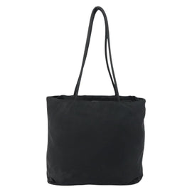 PRADA Tote Bag Nylon Black Silver Auth bs32074 - 0