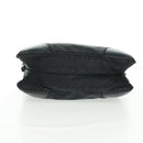 PRADA Shoulder Bag Nylon Leather Black Silver Auth bs32075-6