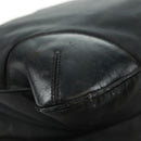 PRADA Shoulder Bag Nylon Leather Black Silver Auth bs32075-18