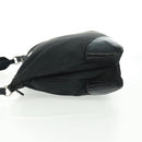 PRADA Shoulder Bag Nylon Leather Black Silver Auth bs32075-3