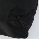 PRADA Tragetasche Nylon Schwarz Silber Original bs32076-15