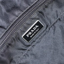 PRADA Tragetasche Nylon Schwarz Silber Original bs32076-18