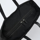 PRADA Tragetasche Nylon Schwarz Silber Original bs32076-6