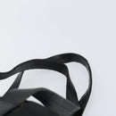 PRADA Tote Bag Nylon Black Silver Auth bs32076-8