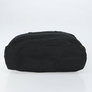 PRADA Tote Bag Nylon Black Silver Auth bs32076-9