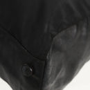 PRADA Tote Bag Nylon Leather Black Silver Auth bs32077-13