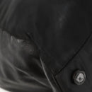 PRADA Tote Bag Nylon Leather Black Silver Auth bs32077-14