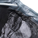 PRADA Tote Bag Nylon Leather Black Silver Auth bs32077-21