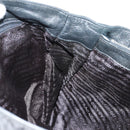 PRADA Tote Bag Nylon Leather Black Silver Auth bs32077-22