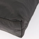 PRADA Tote Bag Nylon Gray Silver Auth bs32079-9