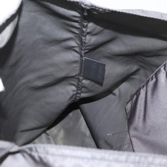 PRADA Tote Bag Nylon Gray Silver Auth bs32079