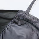 PRADA Tote Bag Nylon Gray Silver Auth bs32079-23