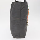 PRADA Tote Bag Nylon Gray Silver Auth bs32079-4