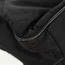 PRADA Hand Bag Nylon Leather Black Silver Auth bs32080-16