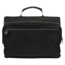PRADA Hand Bag Nylon Leather Black Silver Auth bs32080-2