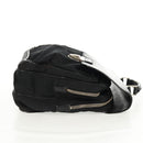 PRADA Hand Bag Nylon Leather Black Silver Auth bs32080-5