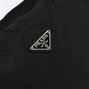 PRADA Tote Bag Nylon Black Silver Auth bs32081-18